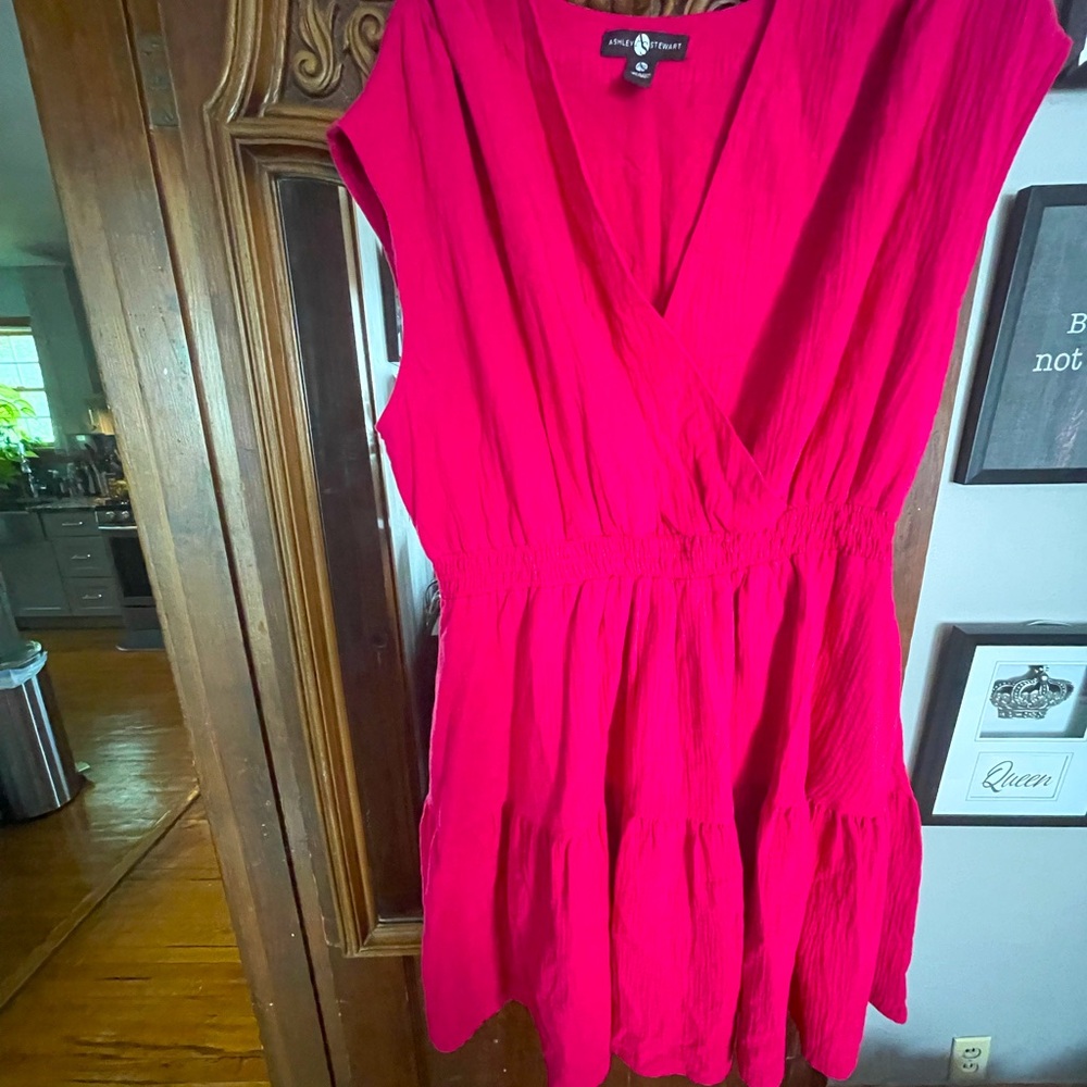 Ashley Stewart Vibrant Pink Top